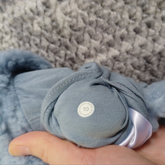 Lululemon Wool Whenever Crew Neck Pullover Blue Wool Sherpa Fleece Sz 10 - Picture 9 of 10